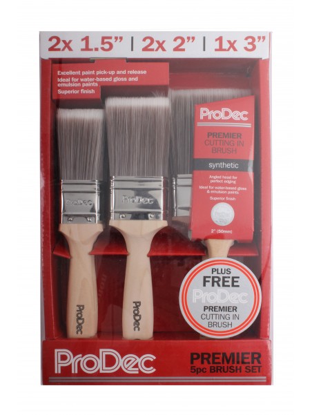 Сет от 6 броя премиум четки за боядисване PBPT049 ProDec